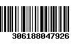 Código de Barras 306188047926