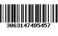 Código de Barras 3063147495457