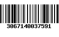 Código de Barras 3067140037591