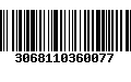 Código de Barras 3068110360077