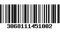 Código de Barras 3068111451002