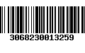 Código de Barras 3068230013259