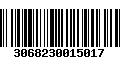 Código de Barras 3068230015017