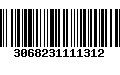 Código de Barras 3068231111312