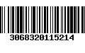 Código de Barras 3068320115214