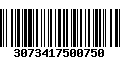 Código de Barras 3073417500750