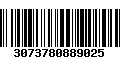 Código de Barras 3073780889025