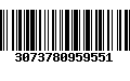 Código de Barras 3073780959551