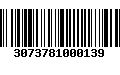 Código de Barras 3073781000139