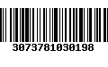 Código de Barras 3073781030198