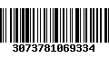 Código de Barras 3073781069334