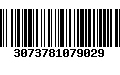 Código de Barras 3073781079029