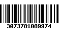 Código de Barras 3073781089974