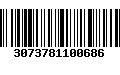 Código de Barras 3073781100686