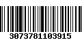 Código de Barras 3073781103915