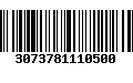 Código de Barras 3073781110500