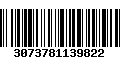 Código de Barras 3073781139822