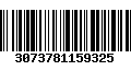 Código de Barras 3073781159325