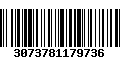 Código de Barras 3073781179736