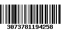 Código de Barras 3073781194258