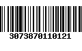 Código de Barras 3073870110121