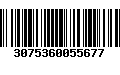 Código de Barras 3075360055677