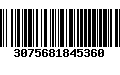 Código de Barras 3075681845360