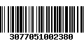 Código de Barras 3077051002380