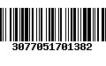 Código de Barras 3077051701382