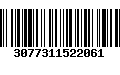 Código de Barras 3077311522061