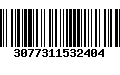 Código de Barras 3077311532404