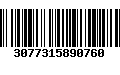 Código de Barras 3077315890760