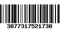 Código de Barras 3077317521730
