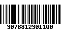 Código de Barras 3078812301100