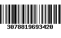 Código de Barras 3078819693420