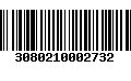 Código de Barras 3080210002732