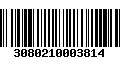 Código de Barras 3080210003814