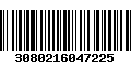 Código de Barras 3080216047225