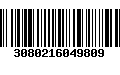 Código de Barras 3080216049809