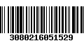 Código de Barras 3080216051529