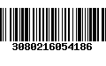 Código de Barras 3080216054186