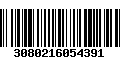 Código de Barras 3080216054391