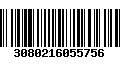 Código de Barras 3080216055756