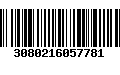 Código de Barras 3080216057781