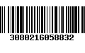 Código de Barras 3080216058832