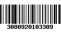 Código de Barras 3080920103309