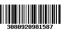 Código de Barras 3080920981587