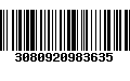 Código de Barras 3080920983635