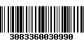 Código de Barras 3083360030990