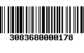 Código de Barras 3083680000178